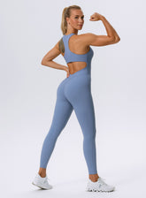 CoreSync™ Sleeveless Jumpsuit - Light Blue - VECTOR SPORTSWEAR